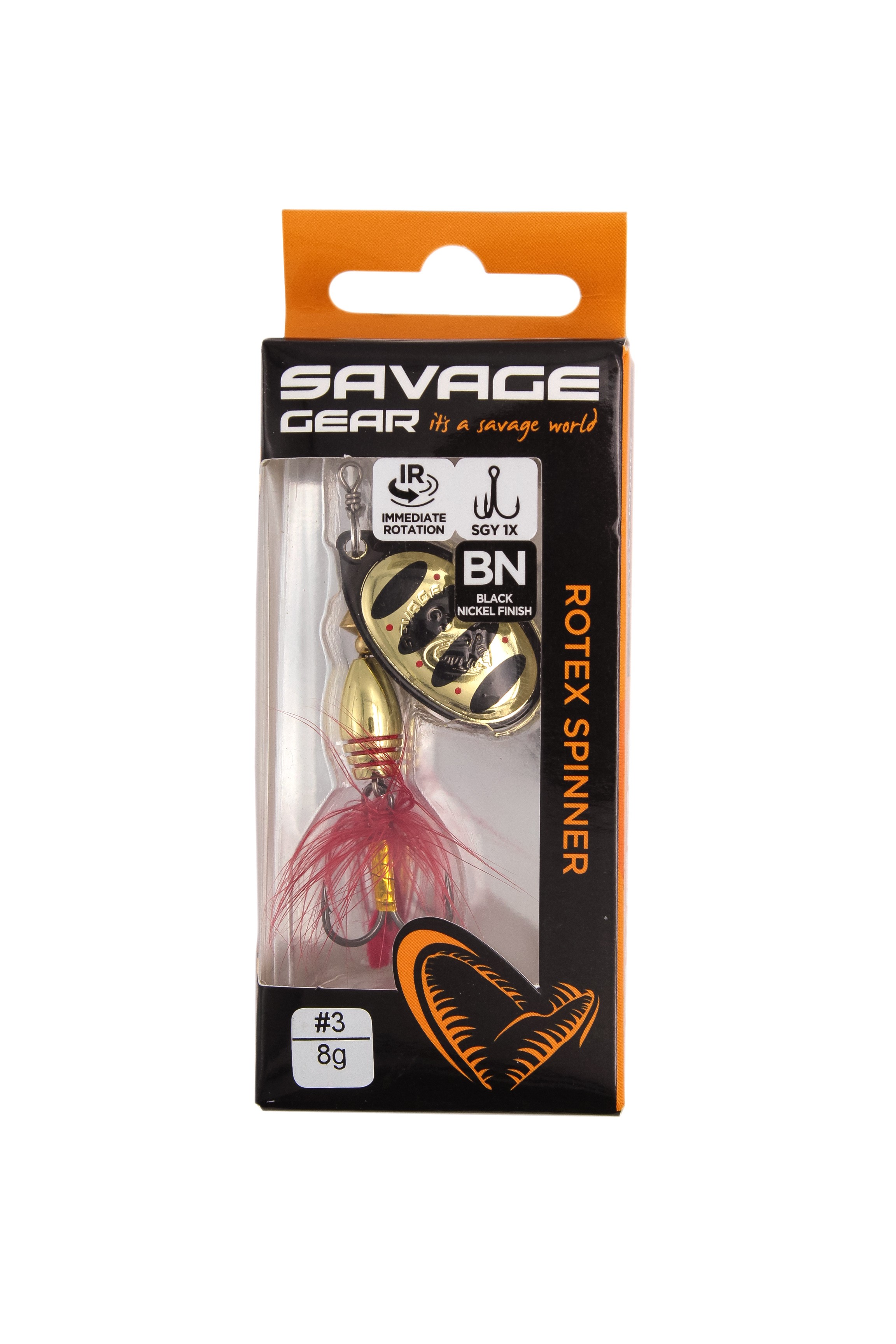 Блесна Savage Gear Rotex spinner №3 8гр 03 gold - фото 1