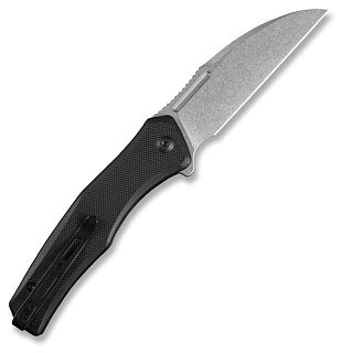 Нож Sencut Watauga Flipper & Button Lock Knife Black G10 Handle (3.48" D2) - фото 1