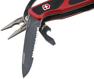 Нож Victorinox RangerGrip 174 красно-черный - фото 6