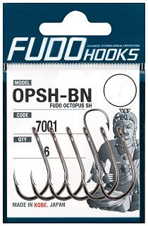 Крючки Fudo Octopus SH OPSH-BN 7001 BN №1/0 