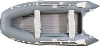 Лодка Gladiator E330 LT надувная серая - фото 3