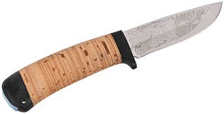 Нож Росоружие Малек 2 береста рисунок 95х18 - фото 2