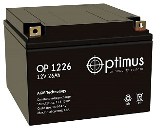 Аккумулятор Optimus 12V 12Ач OP 12-12