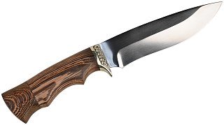 Нож ИП Семин Близнец кованая сталь 95х18 венге литье - фото 2