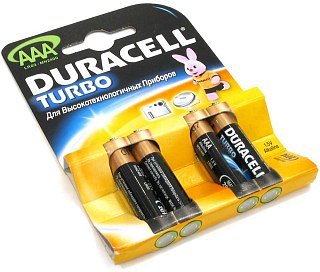 Батарейка Duracell Turbo LR03 AAA уп.4шт
