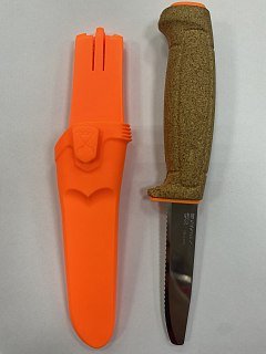 Нож Mora Floating serrated рукоять пробка - фото 7