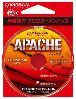 Леска Raiglon Apache fluorocarbon 50м 0,6/0,128мм - фото 1