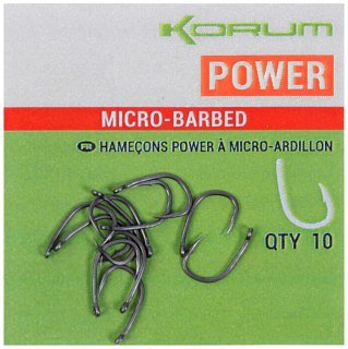 Крючки Korum Xpert Power Micro Barbed Hooks №10 - фото 2
