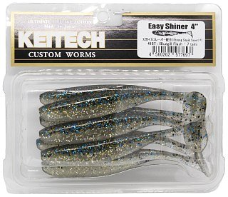 Приманка Keitech виброхвост Easy shiner 4" 418 bluegill flash - фото 2