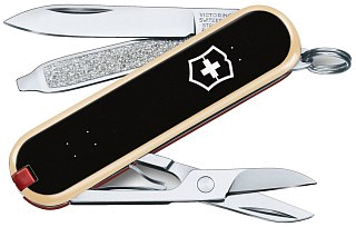 Нож Victorinox Classic Skateboarding 58мм 7 функций красный/рисунок - фото 1