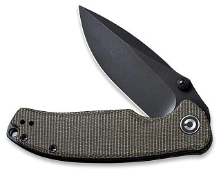 Нож Civivi Pintail Flipper And Thumb Stud Knife Micarta Handle (2.98" CPM S35VN) - фото 3
