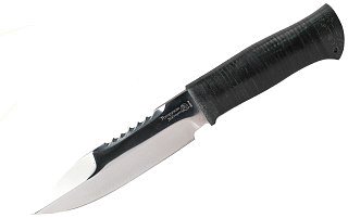 Нож Росоружие Спас-1 сталь 95х18 кожа рисунок - фото 1