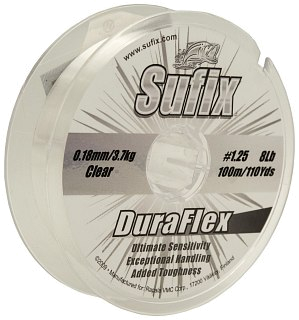 Леска Sufix Duraflex clear x10 100м 0,18мм