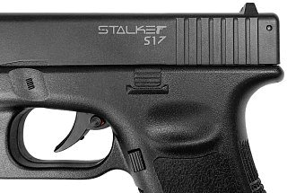 Пистолет Stalker S17 4,5мм черный - фото 8