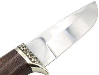 Нож ИП Семин Егерь кованая сталь 95х18 венге литье - фото 6