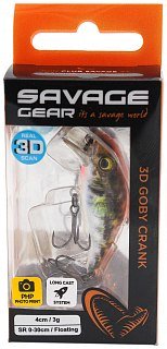 Воблер Savage Gear 3D Goby Сrank SR 4см 3гр F uv orange