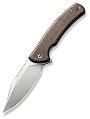 Нож Civivi Sinisys Flipper Knife Micarta With Steel Lock Side Handle (3.7" 14C28
