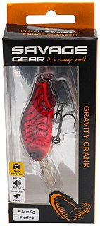 Воблер Savage Gear Gravity Сrank MR 5,8см 9гр F red crayfish - фото 2