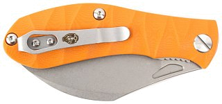 Нож Brutalica Tsarap D2 orange handle складной - фото 5