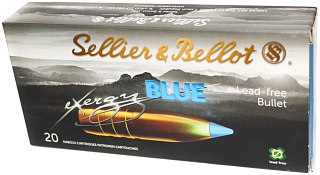 Патрон 308Win Sellier&Bellot 10,7 TXRG Exergy blue 1/20 - фото 3