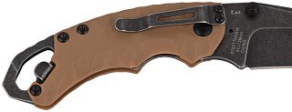 Нож Kershaw Shuffle II складной сталь 8Cr13MOV коричневая рукоятка - фото 3