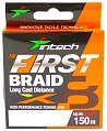 Шнур Intech First Braid X8 150м 0,8/0,148мм orange