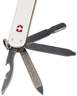 Нож Victorinox MiniChamp Alox 58мм 14 функций серебрянный - фото 3