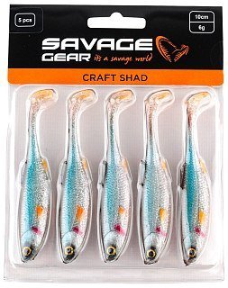 Приманка Savage Gear Craft shad 10см 6гр roach уп.5шт - фото 1