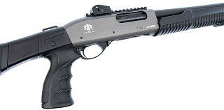 Ружье Huglu Atrox Tactic grey 1 pump action 12x76 510мм - фото 4