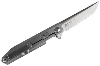 Нож Sanrenmu 1161 складной сталь Sandvik  14C28N рукоять 420 Steel - фото 1