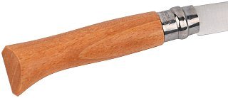 Нож Opinel 8VRN 8см углеродистая сталь - фото 3