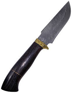 Нож Ладья Тайга дамаск венге - фото 1