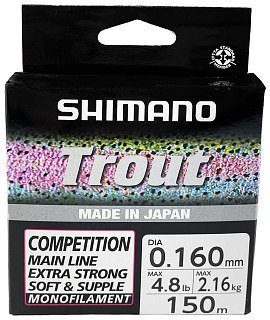 Леска Shimano Trout Competition 150м 0.16мм - фото 3