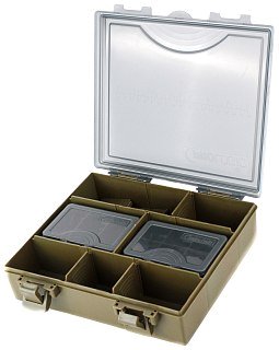 Коробка Prologic Green Tackle Organizer S 1+4 BoxSystem 23.5x20x6см - фото 2