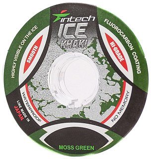 Леска Intech Ice Khaki moss green 50м 0.185мм 2.9кг - фото 2