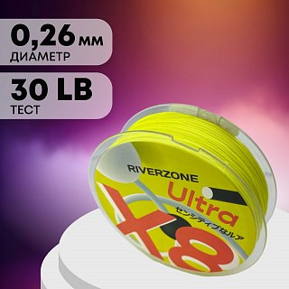 Шнур Riverzone Ultra X8 PE 2,5 140м Yellow - фото 2