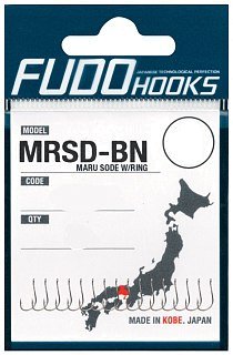 Крючки Fudo Maru Sode W/ring MRSD-BN 4401 BN №2 