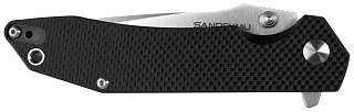 Нож Sanrenmu 9001 складной сталь Sandvik  12C27 рукоять G10 - фото 5