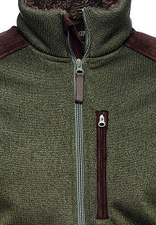 Куртка Seeland Dyna knit fleece forest green  - фото 3