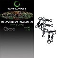 Вертлюг с быстросъёмом Gardner Covert flexi-ring swivels anti glare №8