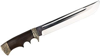 Нож ИП Семин Цезарь кованая сталь Х12МФ венге литье - фото 2