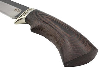 Нож ИП Семин Скиф кованая сталь 95x18 со следами ковки венге литье - фото 3