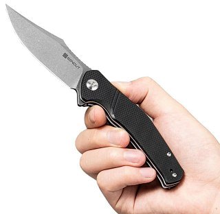 Нож Sencut Episode Flipper Knife Black G10 Handle (3.48" Stonewashed 9Cr18MoV) - фото 2