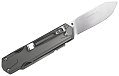 Нож Sanrenmu 7117LUX-LK-T5 складной сталь 12C27 рукоять Gray Aluminum