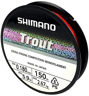 Леска Shimano Trout Competition 150м 0.18мм - фото 1