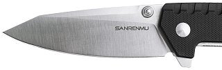 Нож Sanrenmu 9031 складной сталь Sandvik  12C27 рукоять G10 - фото 9