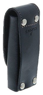 Чехол Victorinox Leather Belt Pouch кожаный черный с застежкой - фото 2