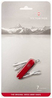 Нож Victorinox Classic 58мм красный блистер - фото 2