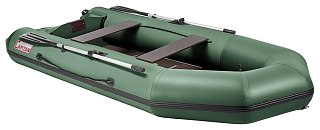 Лодка Тонар Капитан Т330 киль+пол зеленый - фото 4