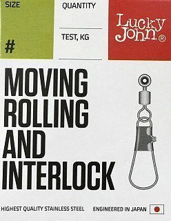 Вертлюг Lucky John Moving Rolling and Interlock 02M black